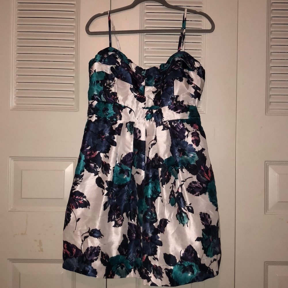 Abstract floral dress